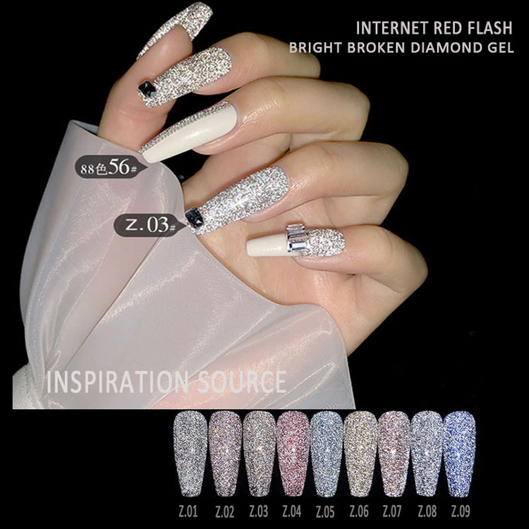 Flashing Reflective Disco Gel Polish