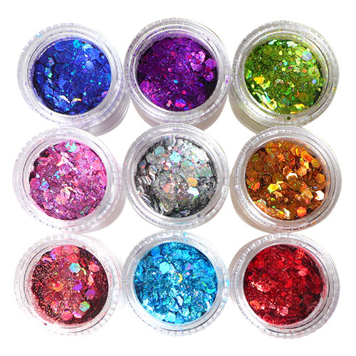 Decorative Nail Acrylic Glitter Powder For Nails accessories