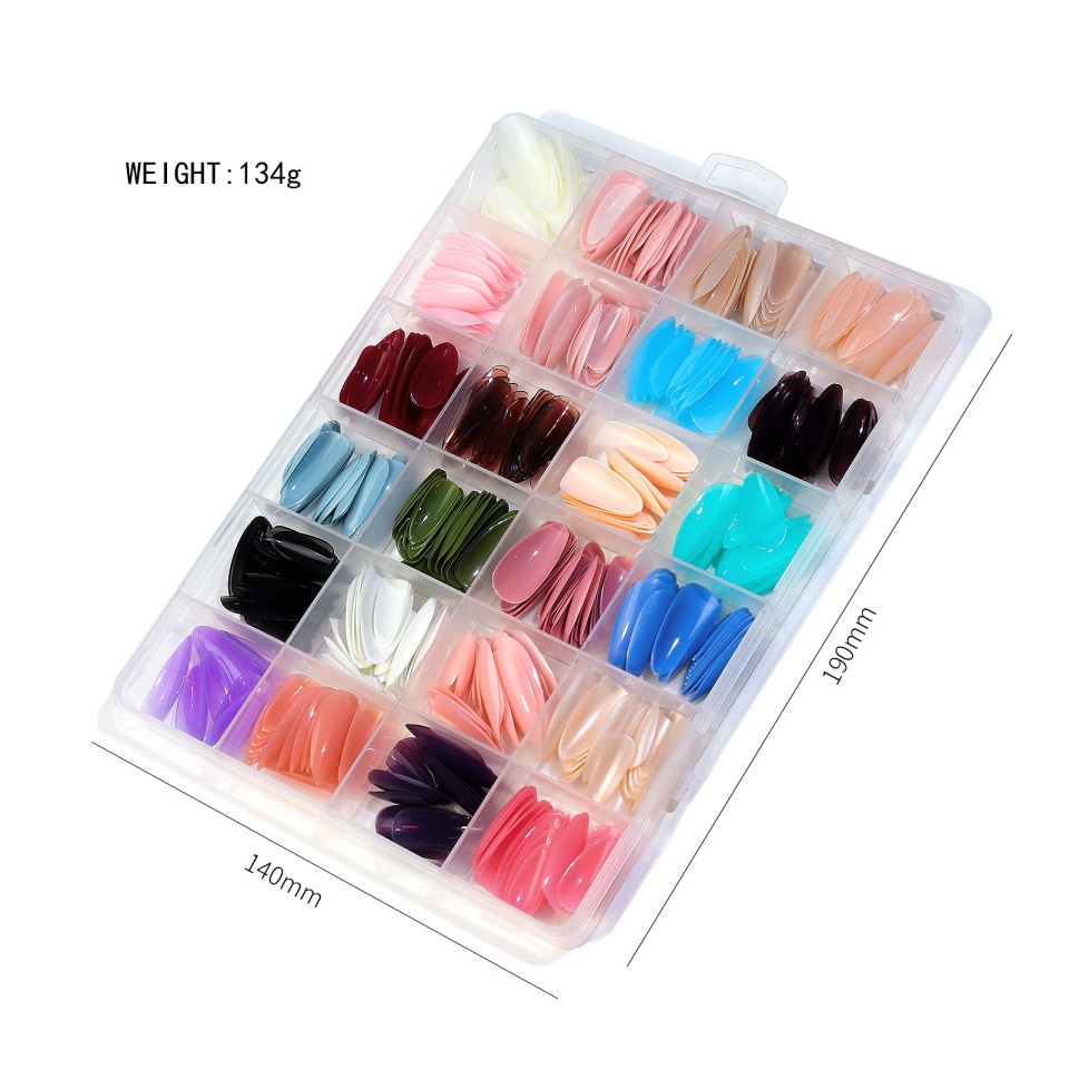 colorful false nail tips