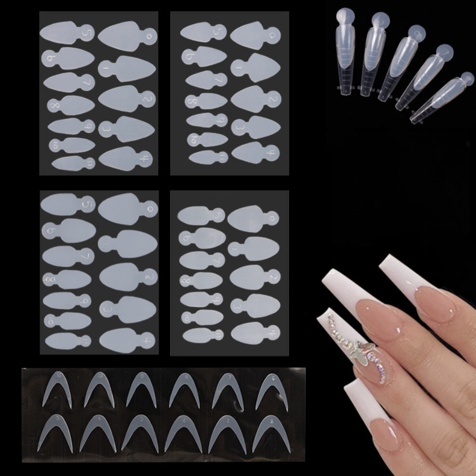 paperless extension gel nail mold