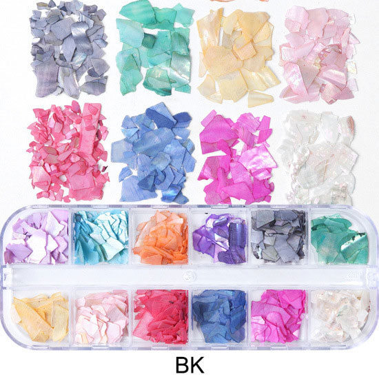 3d Abalone Shell Irregular Nail Art Decorations