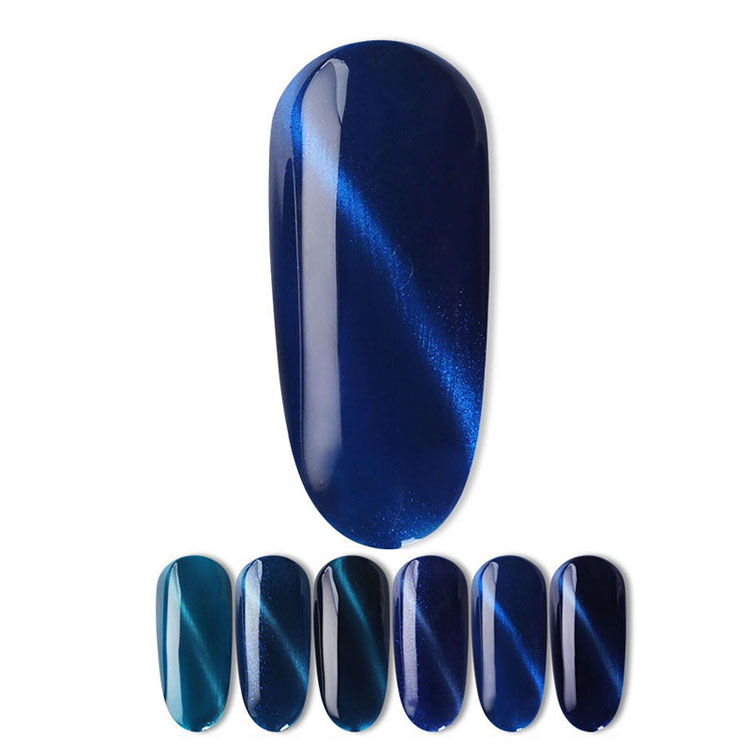 Magic Milky Stars Cat Eye Nail Gel Polish