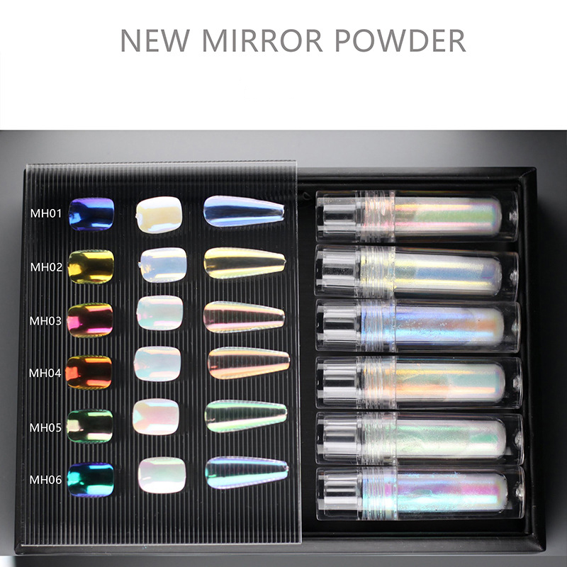 DIY Nail Art Decoration Liquid Magic Mirror Powder