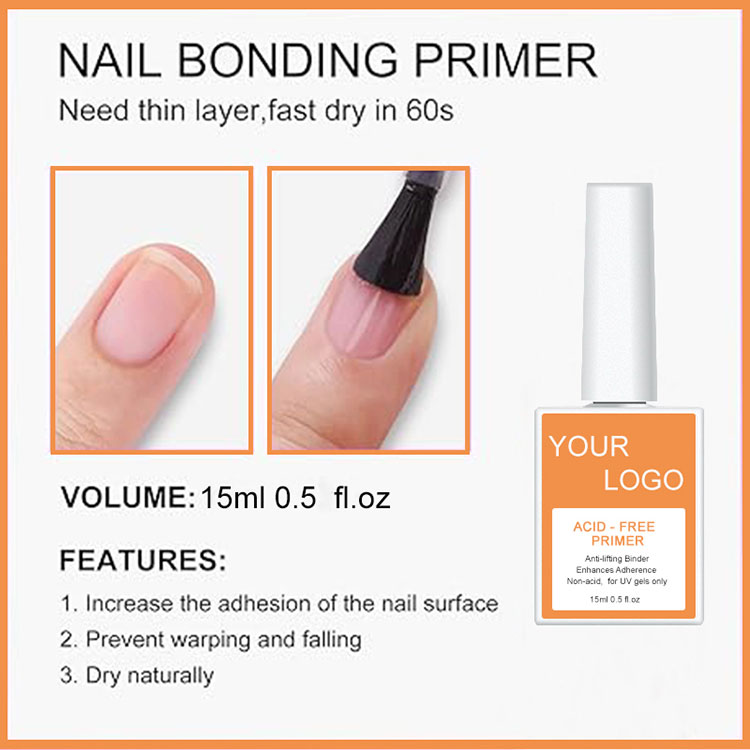 Nail Dehydrator and acid-free Nail Primer