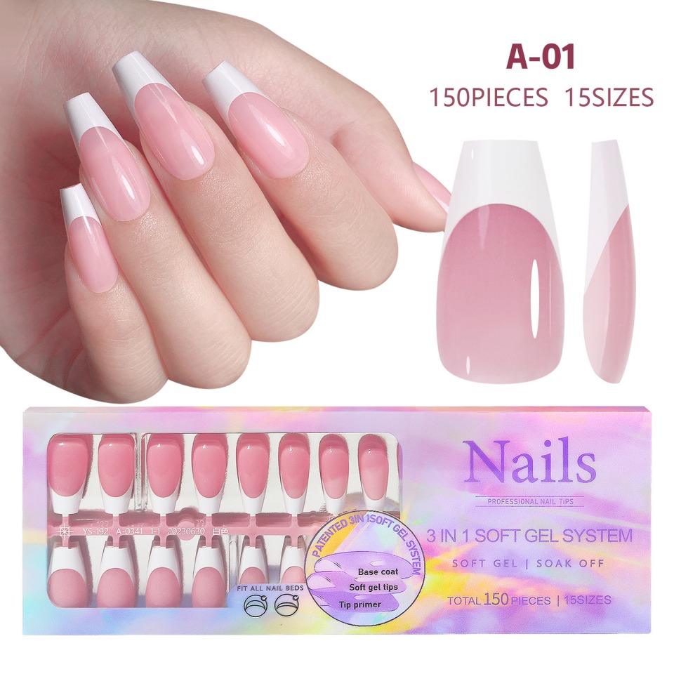 French Tip Press on Nail