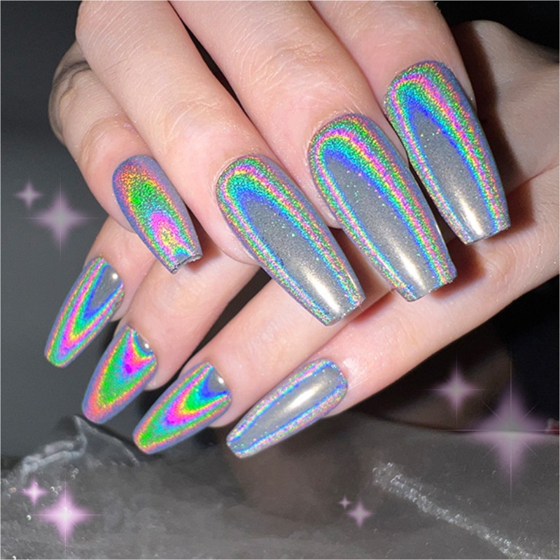 Rainbow Mirror Nail Powder