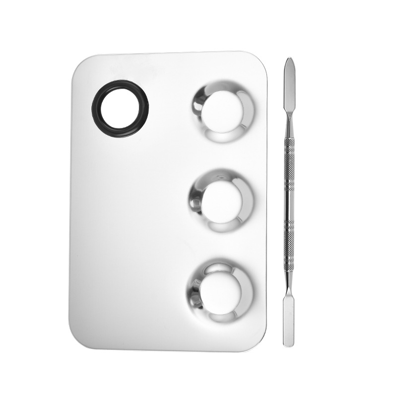Best Price Stainless Steel Metal Nail-art Cosmetic Artist Mixing Palette