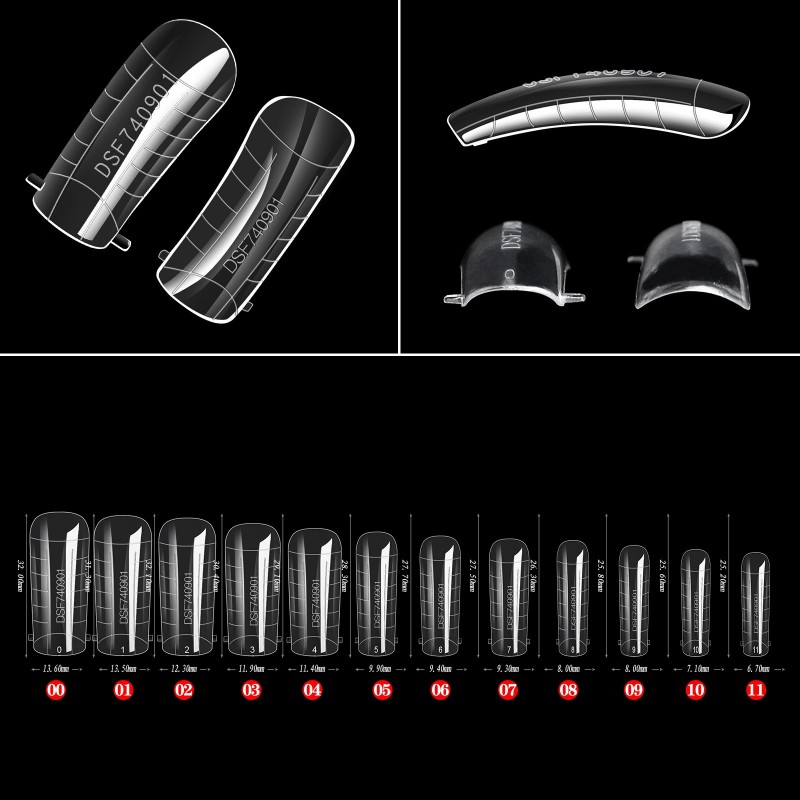 Acrylic Nail Art Mold Artificial Nail Tips
