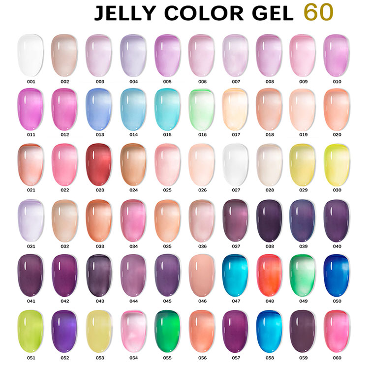 Long Lasting Translucent Ice Jelly Gel Polish