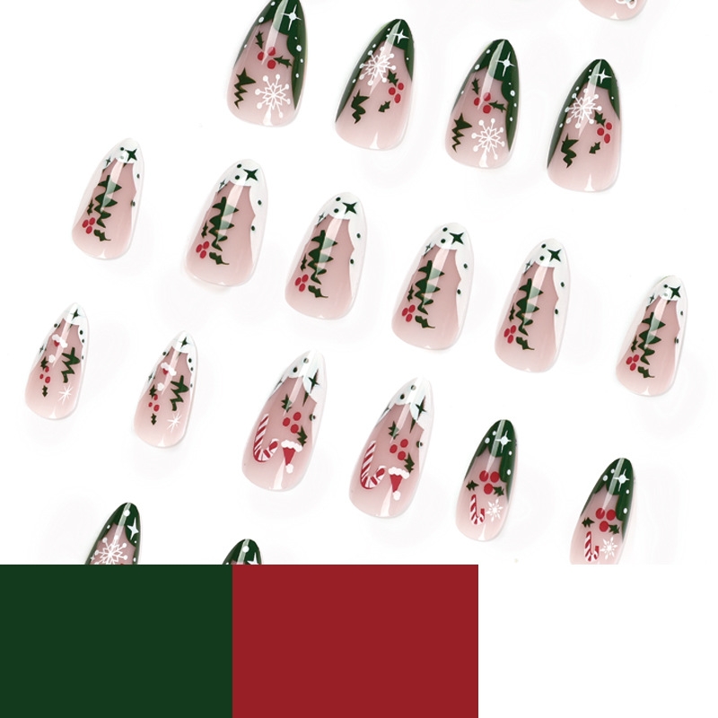 Christmas Fake Nails