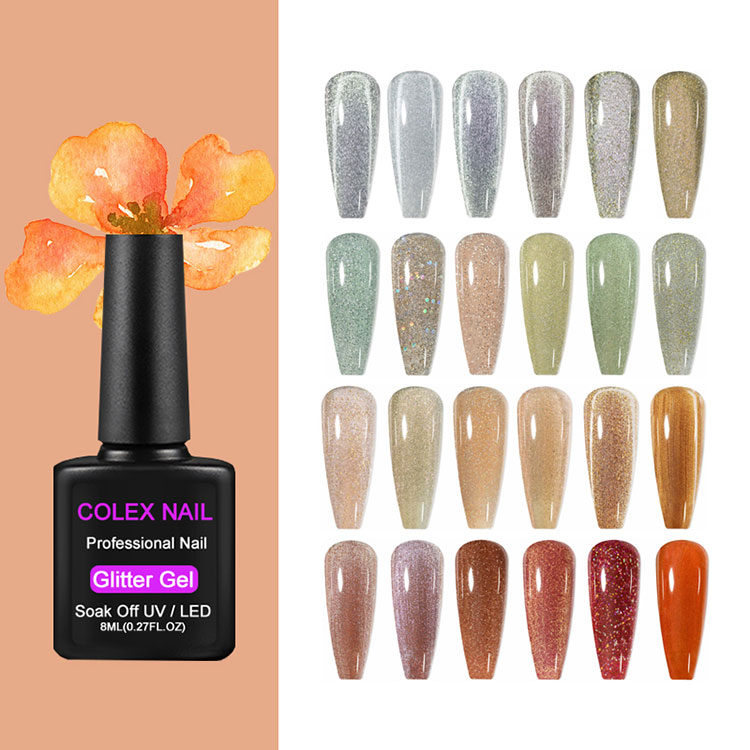 Sparkling Colors Glitter Gel Polish
