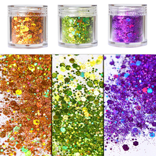 Decorative Nail Acrylic Glitter Powder For Nails accessories