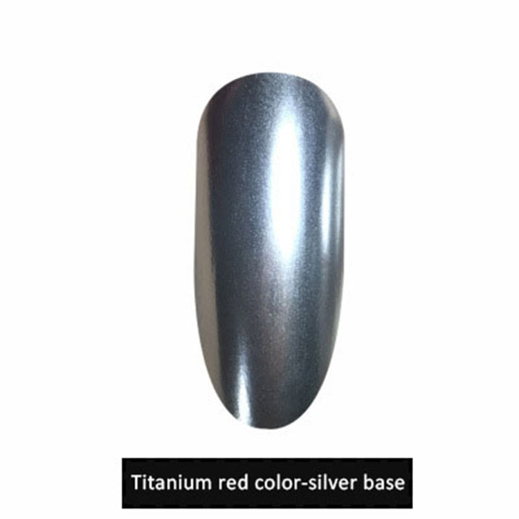 Mirror Effect Titanium Red Uv Gel Polish