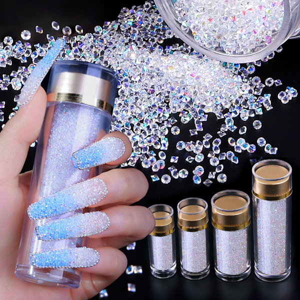 glass diamonds nail stone