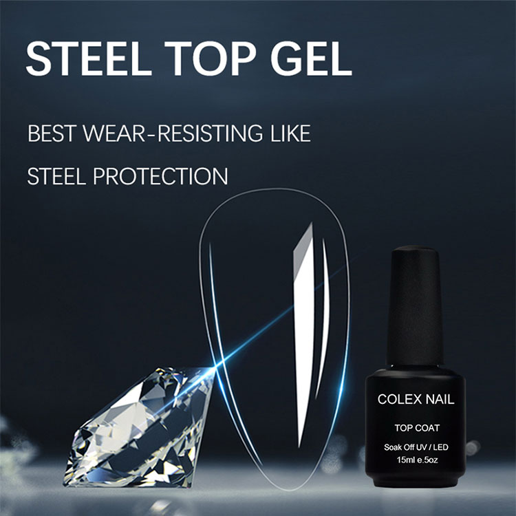 High Shine Anti Scratched No Wipe Steel Top Coat