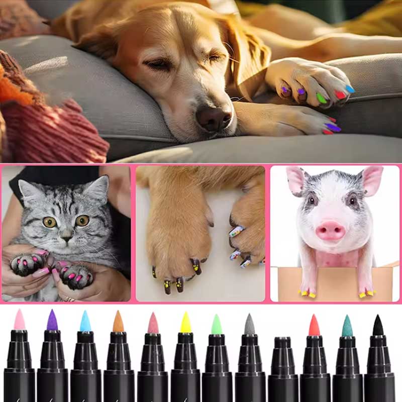pet dog nail art pen