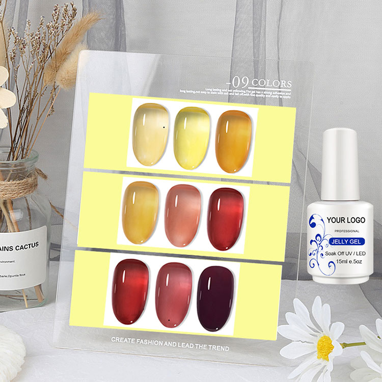 Nail Art Pudding Ice Jelly Gel Polish