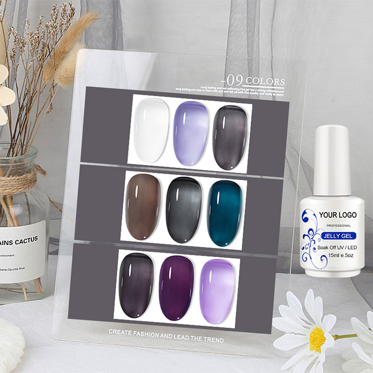 Toxin Free Odorless Ice Jelly Gel Polish