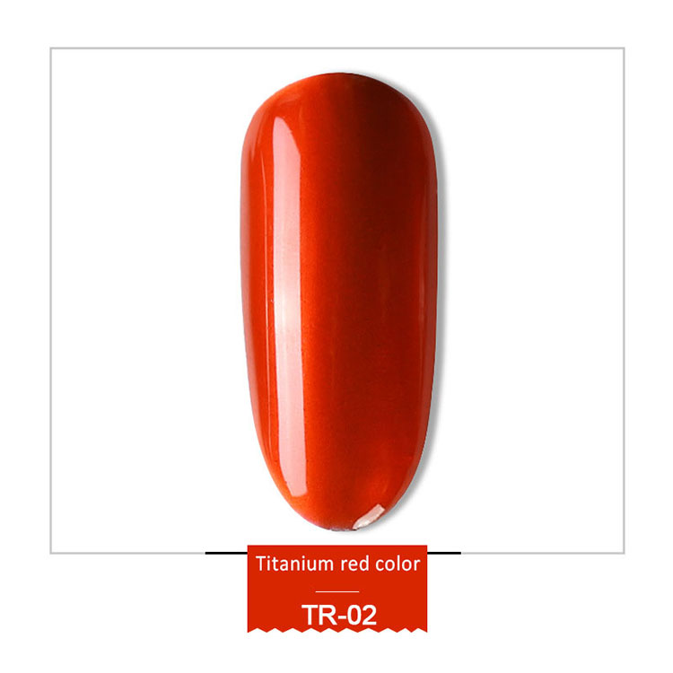 Mirror Effect Titanium Red Uv Gel Polish