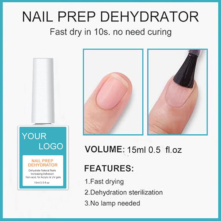 Nail Dehydrator and acid-free Nail Primer