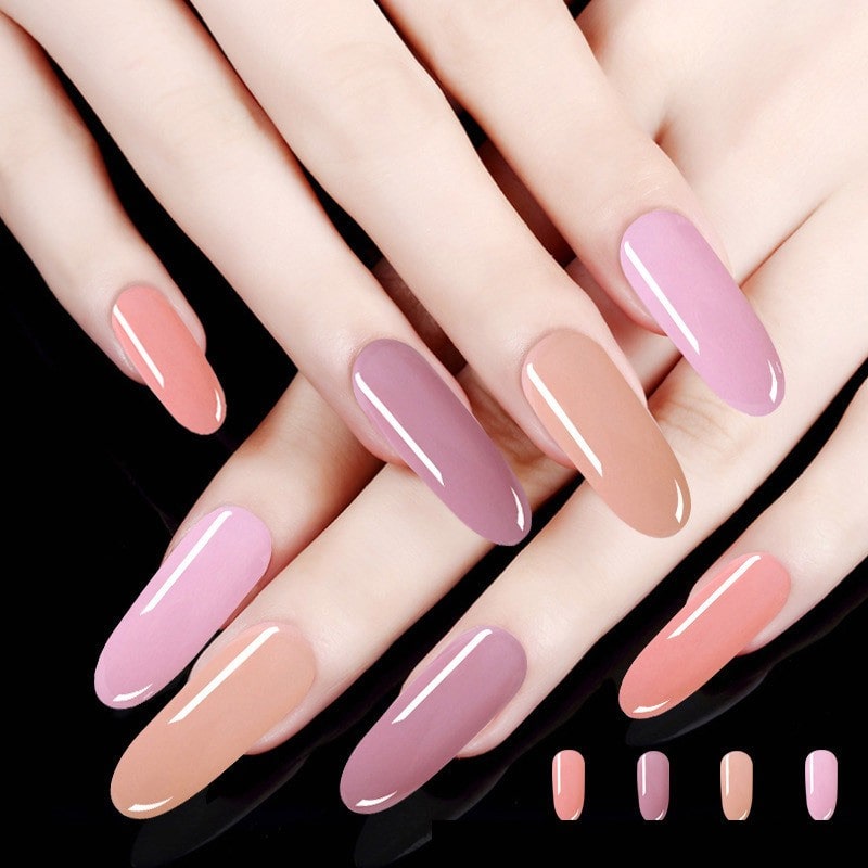 Poly Extension Gel Nail Kit with Mini Nail Lamp