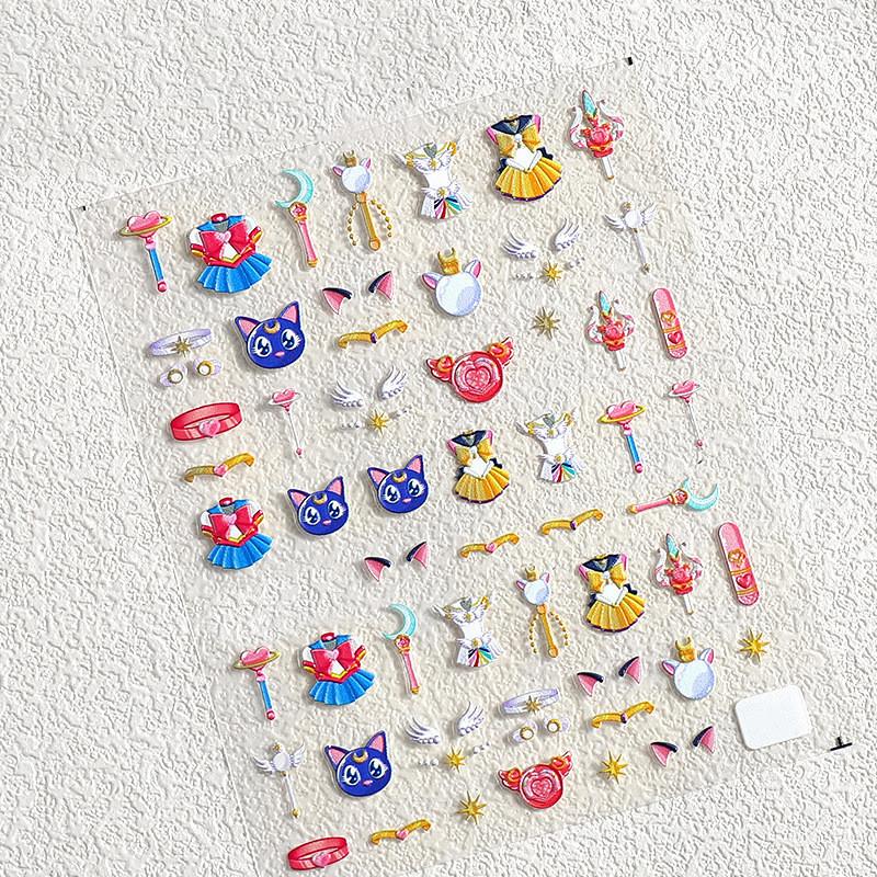 Cartoon Self-Adhesive Nail Stickers
